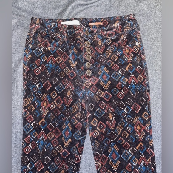 Antropologie Pilcro Pant Women 26
Rust Tribal Corduroy Hi Rise Skinny
Button Fly - Picture 3 of 7